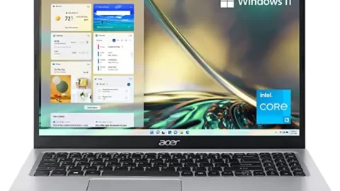 Acer Aspire 5 A515-56-347N Slim Laptop - 15.6" Full HD IPS Display - 11th Gen Intel i3-1115G4 Dual Core Processor - 8GB DDR4 - 128GB NVMe SSD - WiFi 6 - Amazon Alexa - Windows 11 Home in S Mode