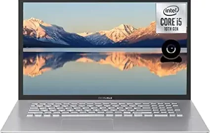 ASUS Vivobook Laptop, 17.3" HD+ (1600x900) Non-Touch Display, Intel Core i5 Quad-Core Processor, 20GB DDR4 RAM, 1TB PCIe NVMe M.2 SSD