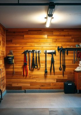 15 Garage Wall Covering Ideas to Upgrade Your Space
